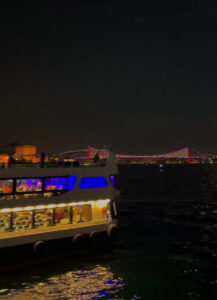 на корабче Босфора Истанбул 