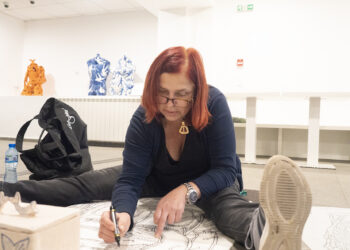 Близо 50 студенти се включиха в 6-часово рисуване